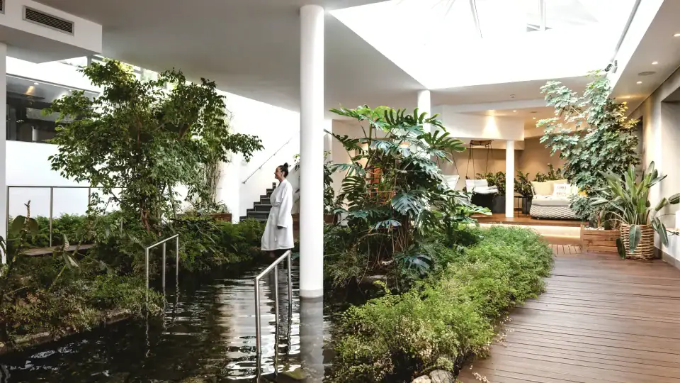 44 m2 Wellnessfläche pro Zimmer! Viel Raum zum Entspannen!