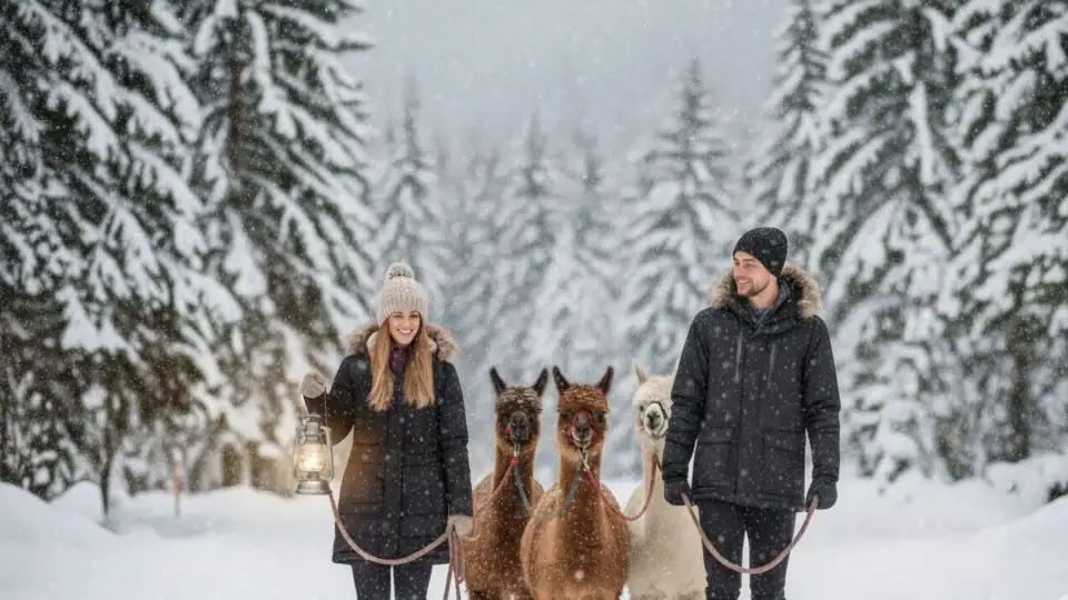 Yoga, Alpakas & Weihnachtszauber